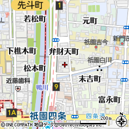 京都府京都市東山区弁財天町11周辺の地図