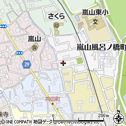 京都府京都市西京区嵐山風呂ノ橋町2-41周辺の地図