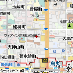 京都府京都市中京区山伏山町656周辺の地図
