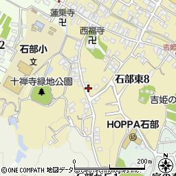 滋賀県湖南市石部東8丁目周辺の地図