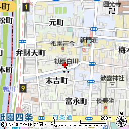 OBENKEI京都祇園店周辺の地図