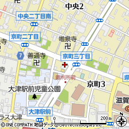 東京海上日動火災保険株式会社　滋賀支店大津支社周辺の地図