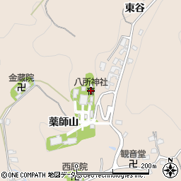 八所神社周辺の地図