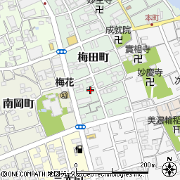 静岡県静岡市清水区梅田町10-5周辺の地図
