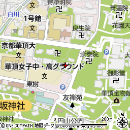 京都府京都市東山区林下町周辺の地図