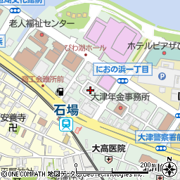 滋賀県大津市打出浜3周辺の地図