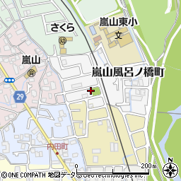 京都府京都市西京区嵐山風呂ノ橋町2-43周辺の地図