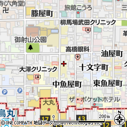 京都府京都市中京区貝屋町558周辺の地図