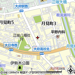 恵比寿屋金物店　カギ部周辺の地図