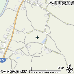 京都府亀岡市本梅町東加舎（丸尾）周辺の地図