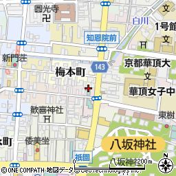 しゃぶ庵 京都祇園店周辺の地図