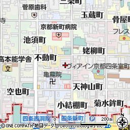 株式会社くろちく京都本社周辺の地図