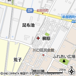 愛知県豊田市畝部西町柳原1-8周辺の地図