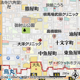京都府京都市中京区貝屋町559周辺の地図