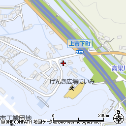 岡山県新見市上市55-1周辺の地図