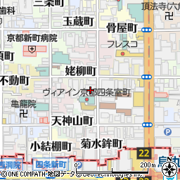 京都府京都市中京区山伏山町541周辺の地図