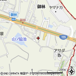 愛知県東海市加木屋町御林12-36周辺の地図