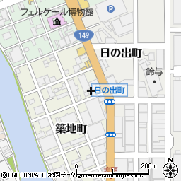 静岡県静岡市清水区築地町11-11周辺の地図