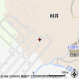 滋賀県蒲生郡日野町村井1988-23周辺の地図