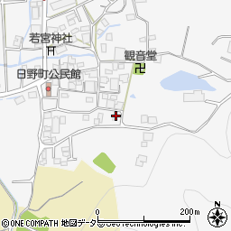 兵庫県西脇市日野町284周辺の地図