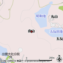 京都府亀岡市下矢田町南山周辺の地図