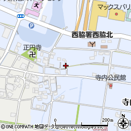 兵庫県西脇市寺内419周辺の地図