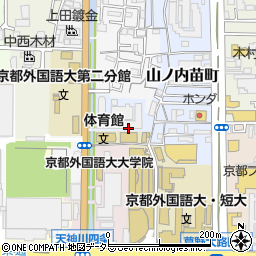 京都府京都市右京区山ノ内苗町周辺の地図