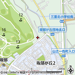 三重県四日市市山之一色町2072周辺の地図