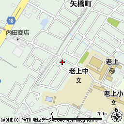 滋賀県草津市矢橋町67-5周辺の地図