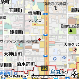 京都府京都市中京区橋弁慶町232周辺の地図