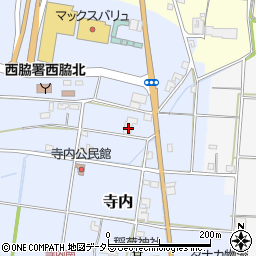 兵庫県西脇市寺内345周辺の地図