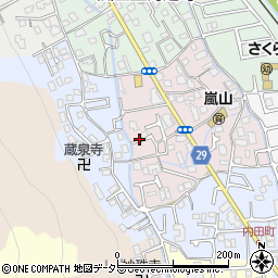 嵐山谷ヶ辻子町ガレージ(2)周辺の地図