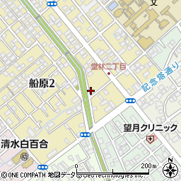 静岡県静岡市清水区西高町11-19周辺の地図