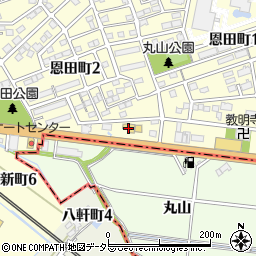 コメダ珈琲店刈谷恩田店周辺の地図