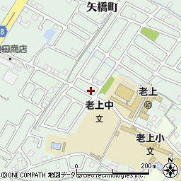 滋賀県草津市矢橋町52-54周辺の地図