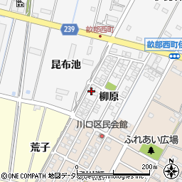 愛知県豊田市畝部西町柳原1-9周辺の地図