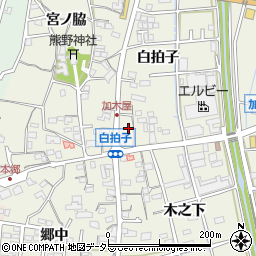 愛知県東海市加木屋町白拍子113周辺の地図