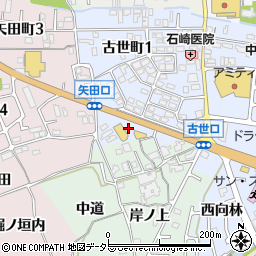 京都府亀岡市古世町芝原周辺の地図