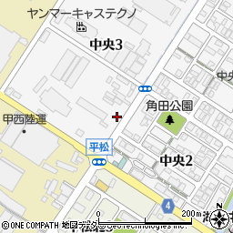 滋賀県湖南市中央3丁目31周辺の地図