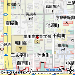 京都市本能特別養護老人ホーム周辺の地図