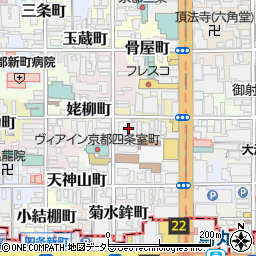 京都府京都市中京区山伏山町538周辺の地図