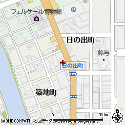 静岡県静岡市清水区築地町11-1周辺の地図