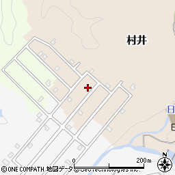 滋賀県蒲生郡日野町村井1988-17周辺の地図