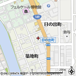 静岡県静岡市清水区築地町11周辺の地図