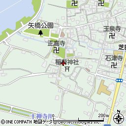 滋賀県草津市矢橋町1132-1周辺の地図