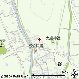 兵庫県神崎郡市川町谷周辺の地図