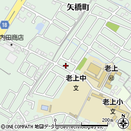 滋賀県草津市矢橋町52-56周辺の地図