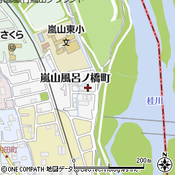 京都府京都市西京区嵐山風呂ノ橋町20-6周辺の地図