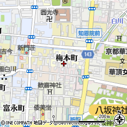 サムティ京都祇園周辺の地図
