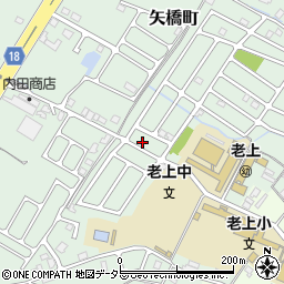 滋賀県草津市矢橋町52-57周辺の地図